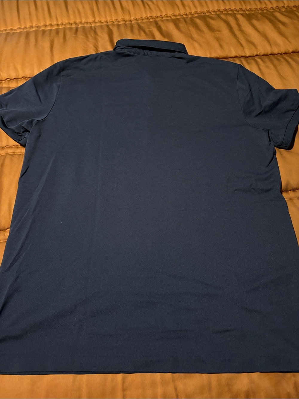 Ralph Lauren Polo Shirt in Navy with Green Pony Embroidery Size L - Picture 3 of 5